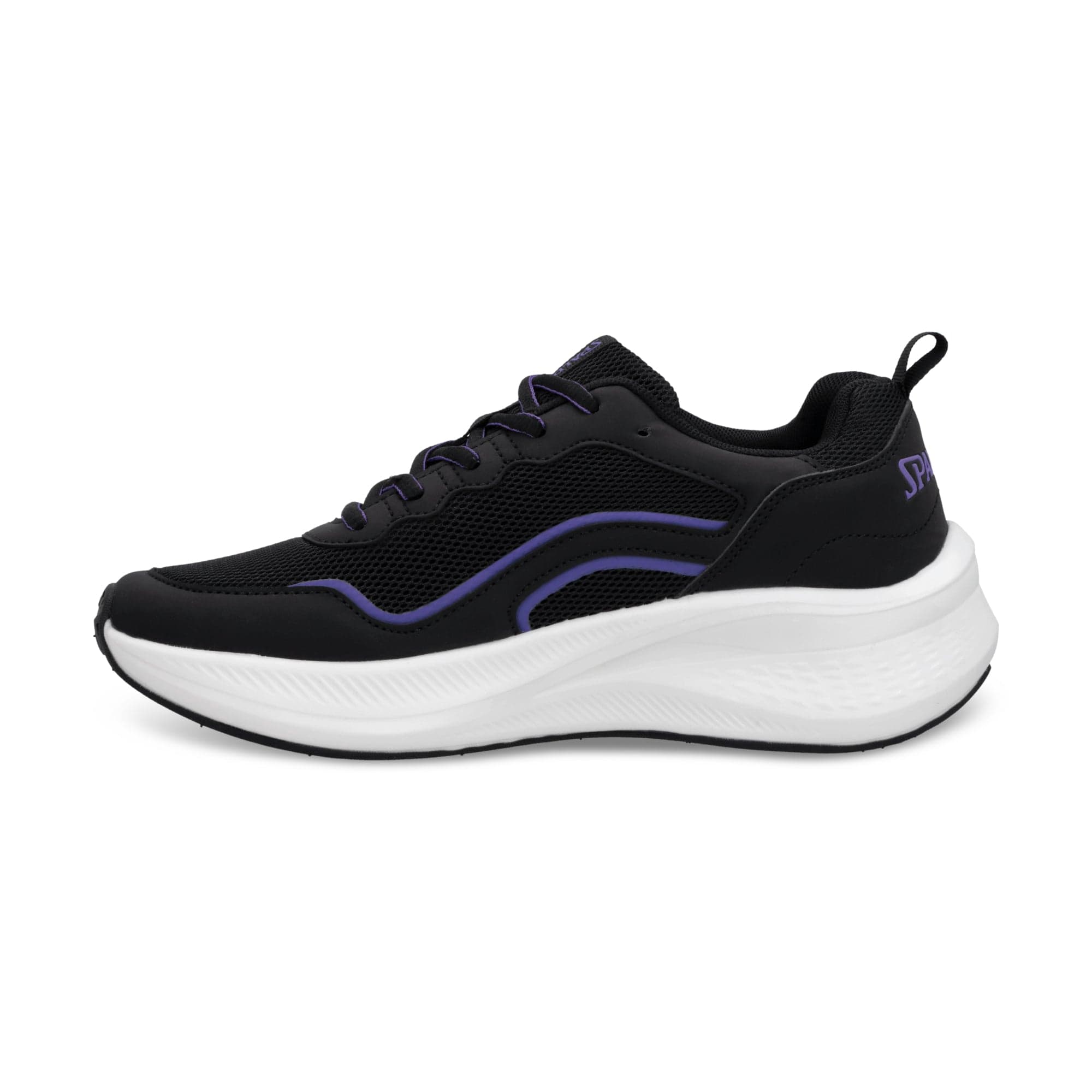 ZAPATILLA MUJER TRAIL RUNNING NEGRO — vista 2